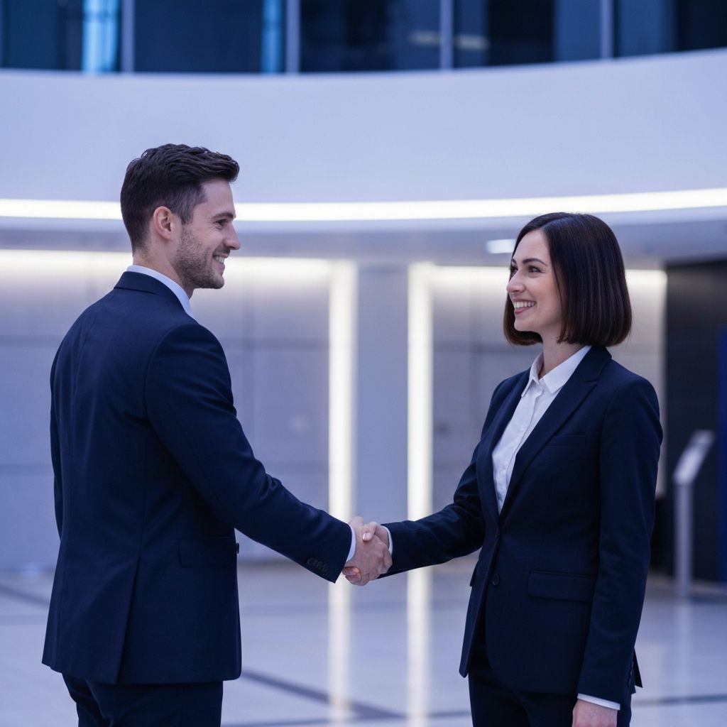 Partnership handshake
